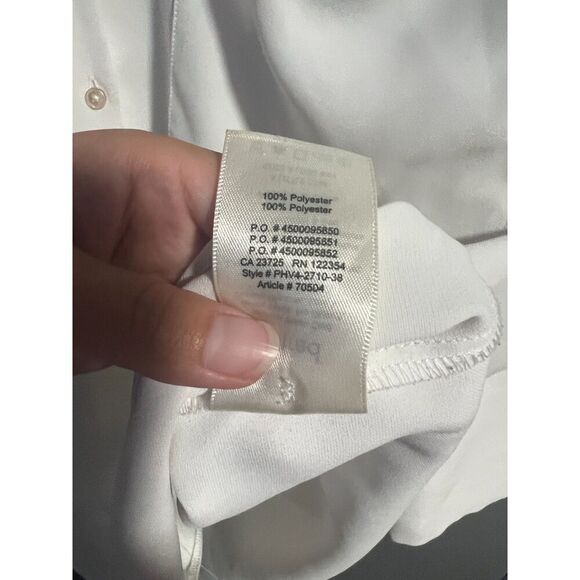 Aritzia Wilfred Womens Zelle Button Down Oversized Long Sleeve White Medium - Picture 7 of 7